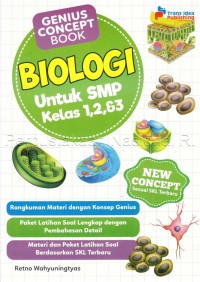 Image of Genius concept book : biologi untuk SMP kelas 1,2,& 3