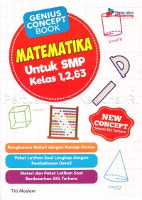 Genius concept book : matematika untuk SMP kelas 1, 2, & 3