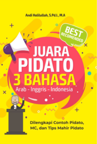 Juara Pidato 3 Bahasa Arab - Inggris - Indonesia
